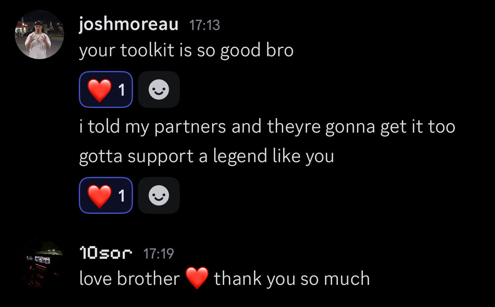 Feedback from the 10sorLabs Discord community